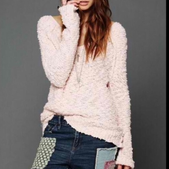 Free People Sweaters - Free People XS songbird Sweater mauve pink